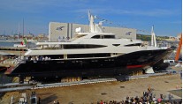 CRN Yacht BLUE EYES at Launch - Image by CRN